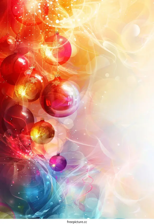 Colorful Christmas Ornaments