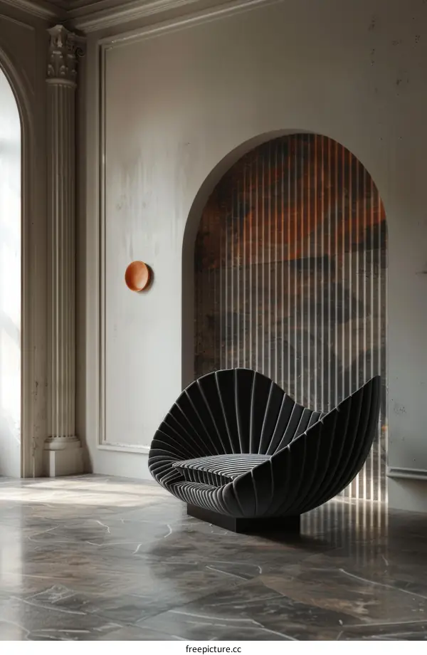 Modern Abstract Furniture Design in a Classic Interior