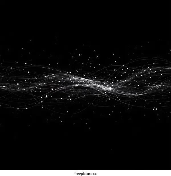 Abstract Digital Wave Background Design