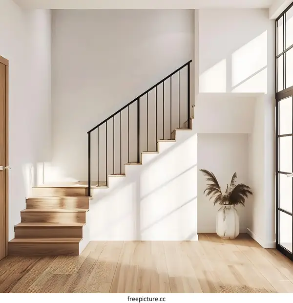 Modern Minimalist Staircase Interior Design