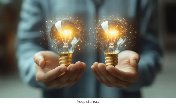 Innovative Idea Lightbulb Concept Illustration