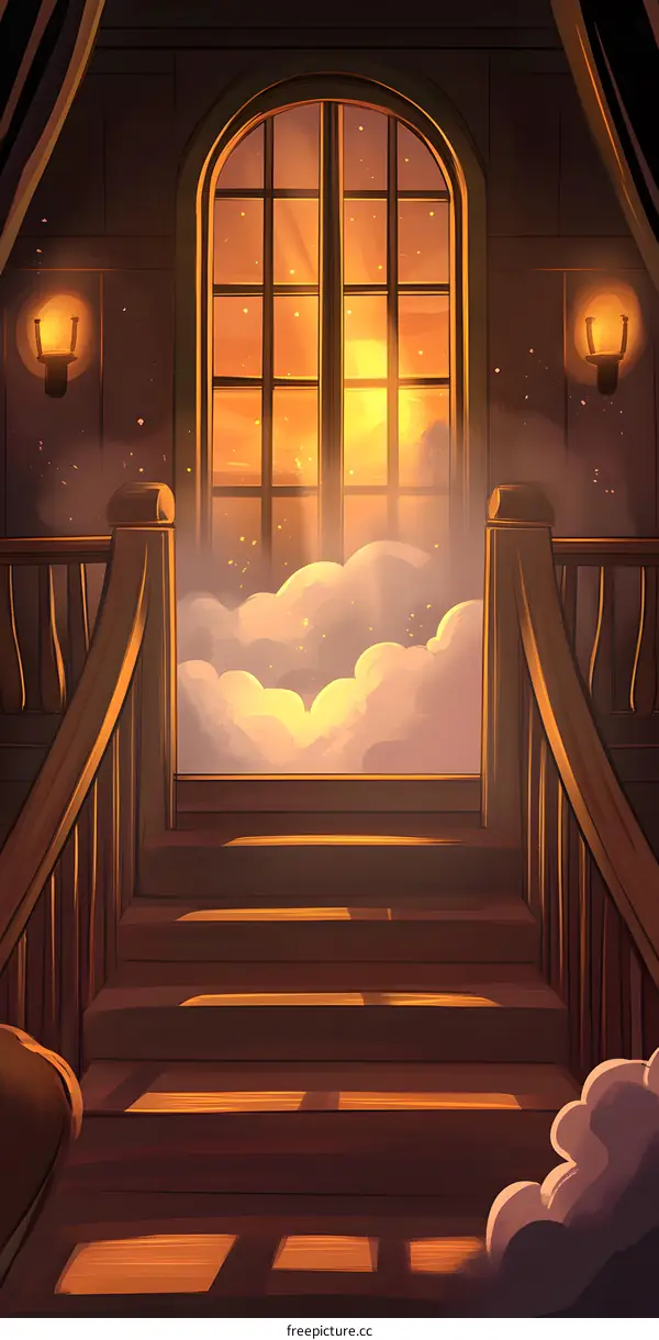 Stairway to Heaven Illustration