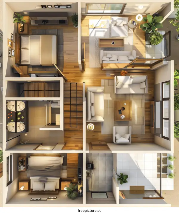 Modern Home Floor Plan Design