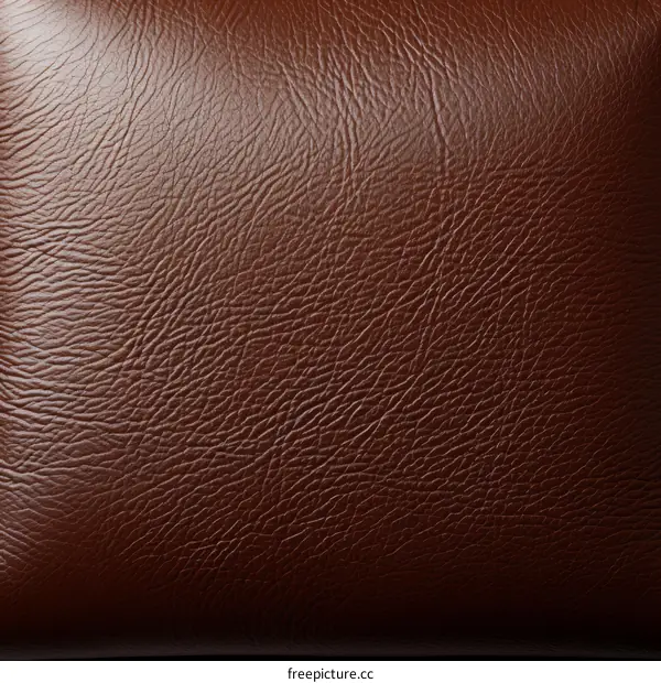 Close up of brown leather texture