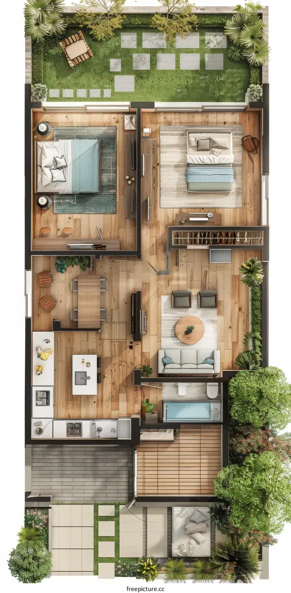 Modern House Floor Plan Design