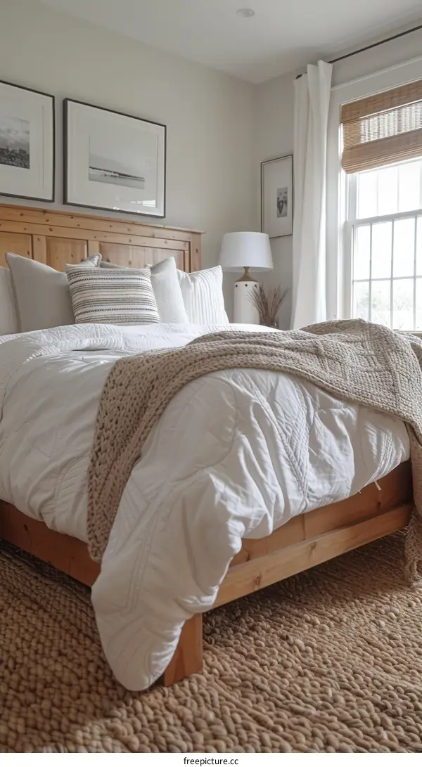 Cozy Modern Farmhouse Master Bedroom