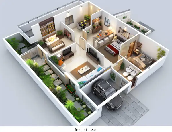 Modern House Floor Plan Design
