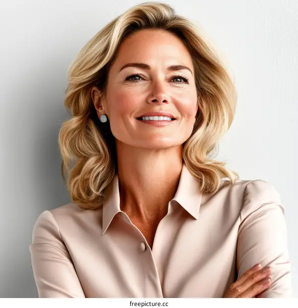 Elegant Woman Portrait with a Smile