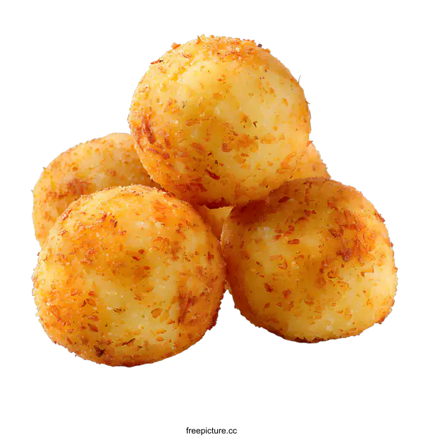 [Transparent Background PNG]Deep-fried cheese balls