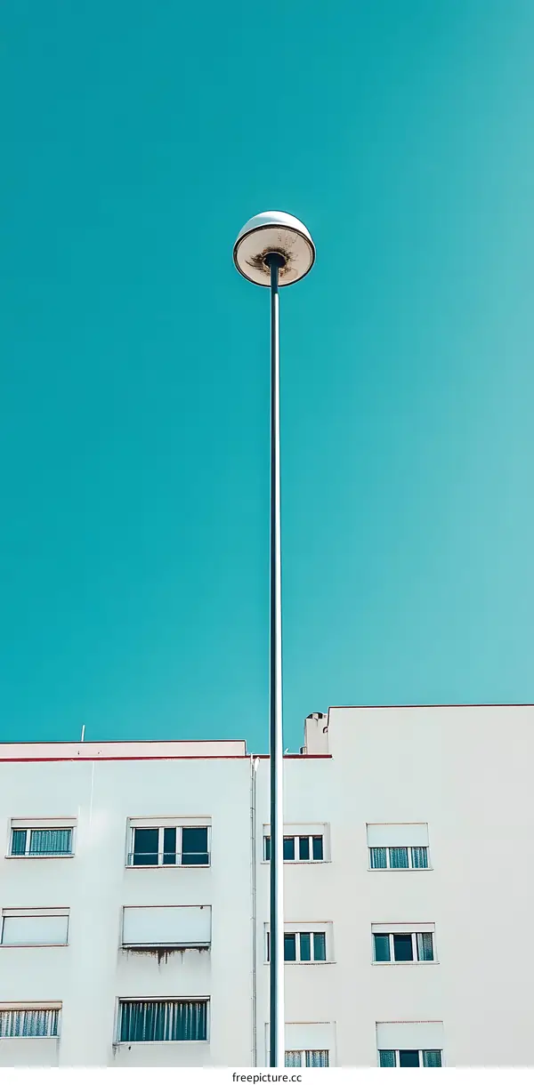 Minimalist Architecture Under Blue Sky