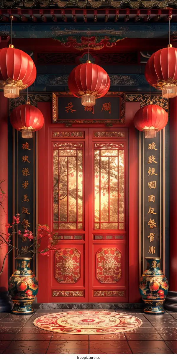 Prosperity and auspiciousness during Chinese New Year