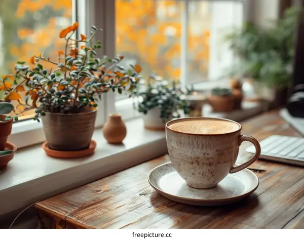 Cozy Coffee Break by the Window
