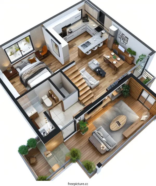 Modern Apartment Interior Design: Luxury Living Spaces