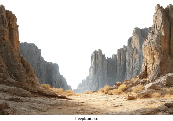 Desert Canyon Landscape Photo