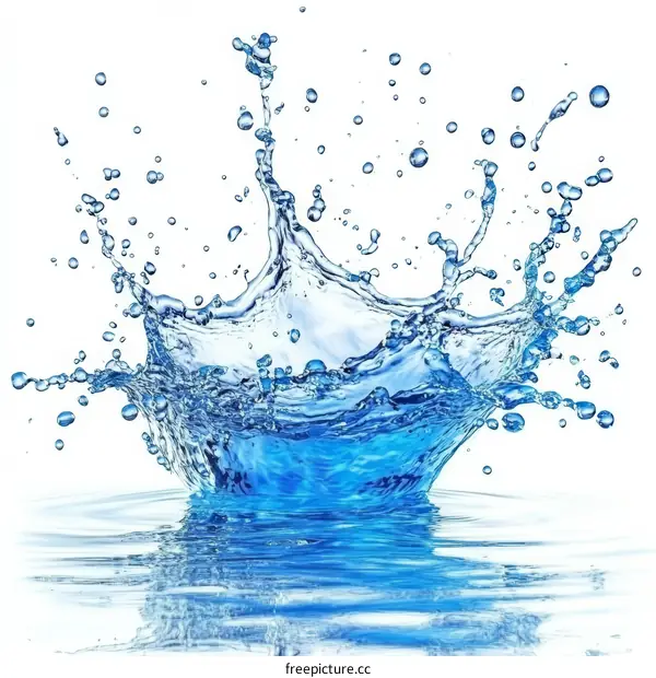 Water Splash Abstract Art