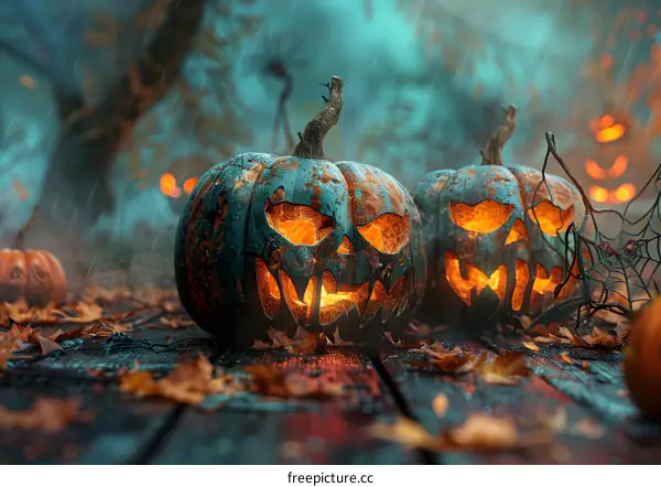 Halloween pumpkin lantern