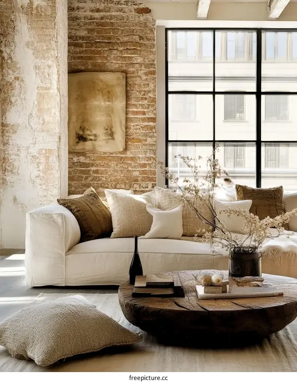 Rustic Modern Living Room Interior Design