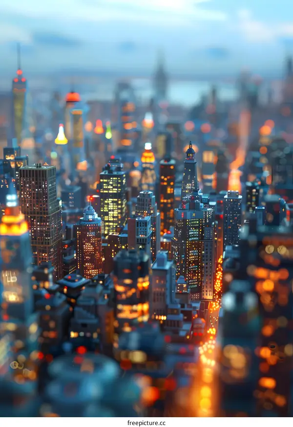 City in a Miniature Landscape