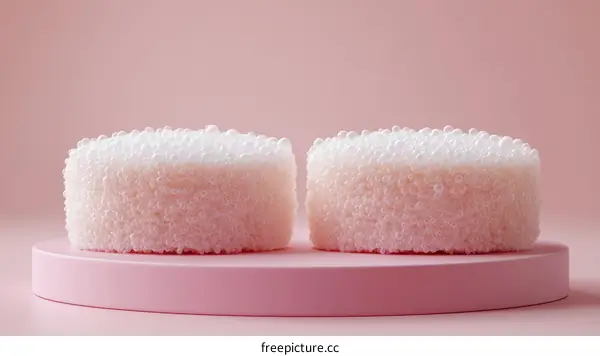 Abstract Design of Two Round Forms with Bubbles