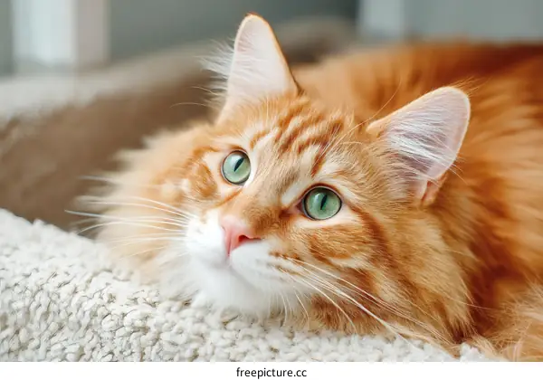 Close-up of an Adorable Ginger Cat