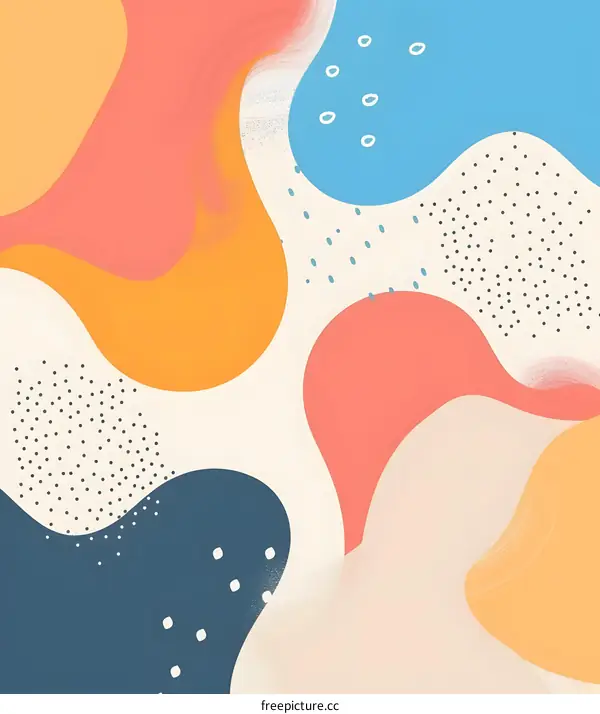 Abstract Colorful Shapes Background Pattern