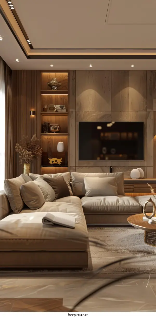 Modern Minimalist Living Room Interior