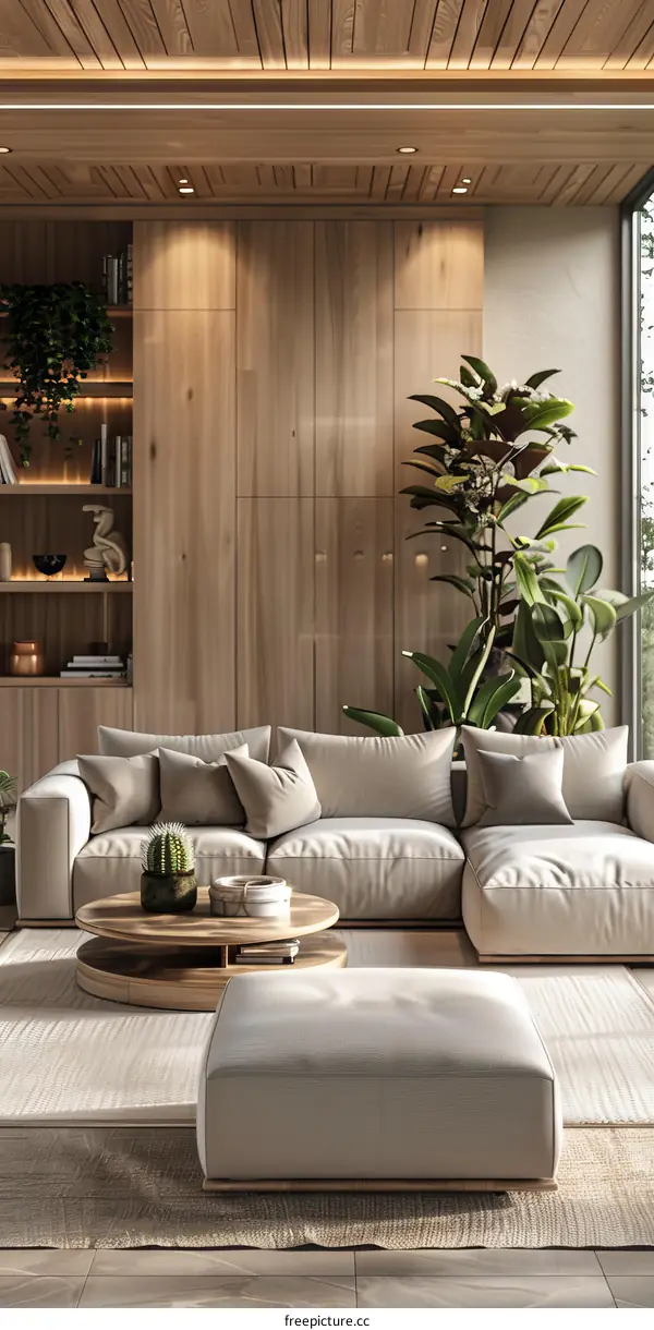 Modern Living Room Design with Comfortable Seating