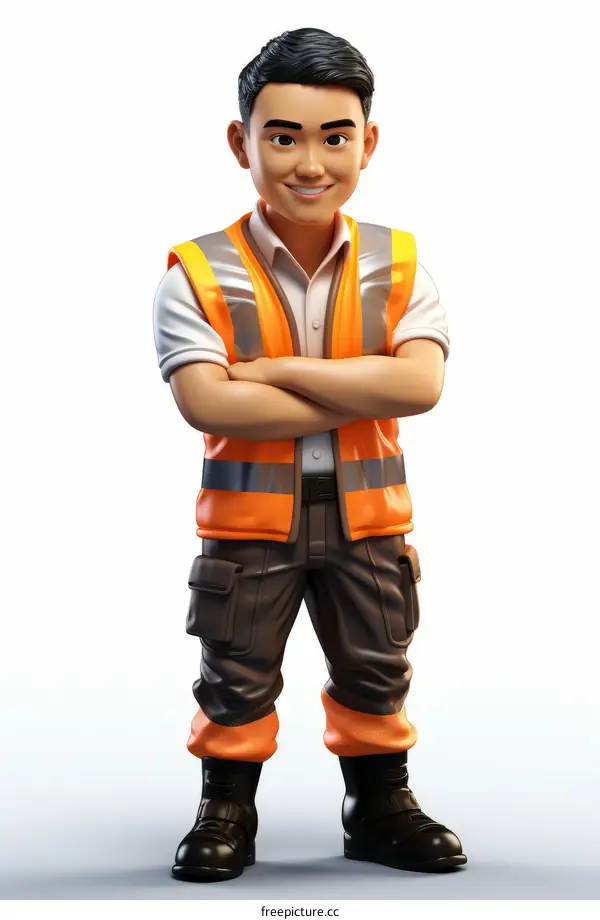 Construction workers in hard hats at a construction site