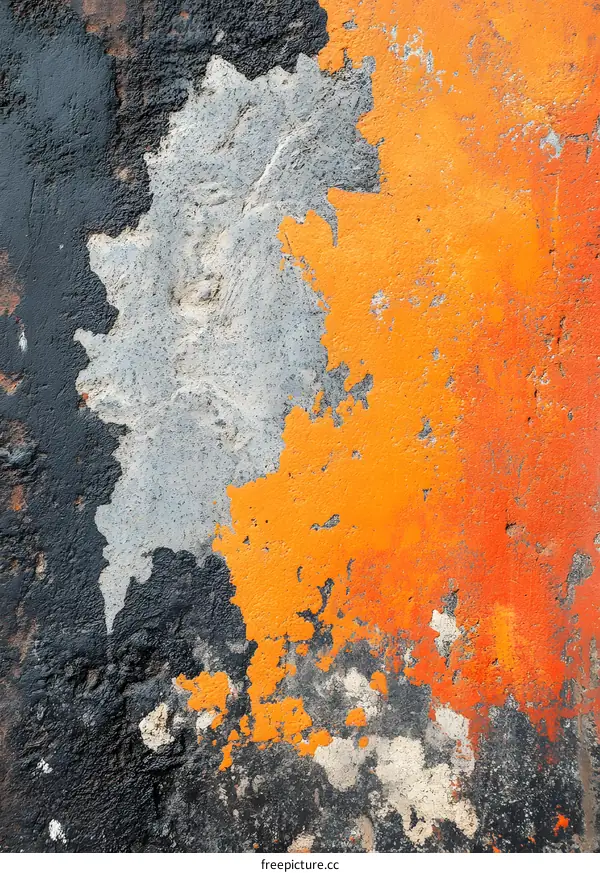 Abstract Background of Peeling Paint