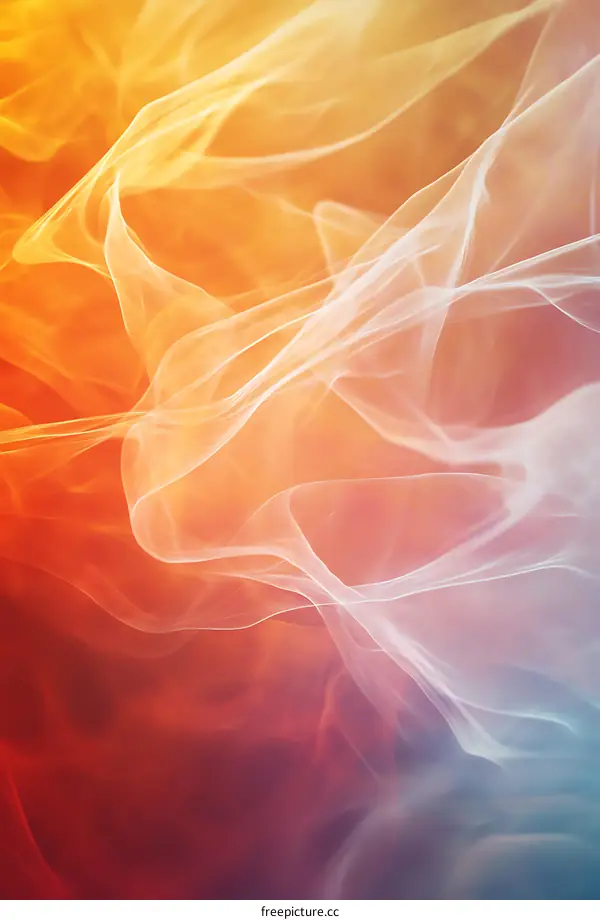 Abstract Background with Orange and White Colors