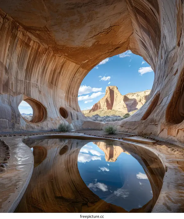 Natural Arch in Canyon Country