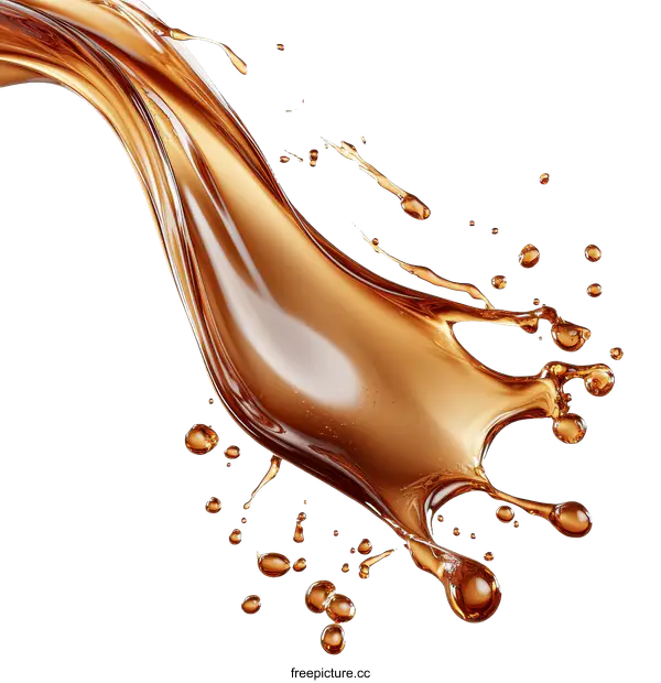 [Transparent Background PNG]Delicious Liquid Splash Illustration