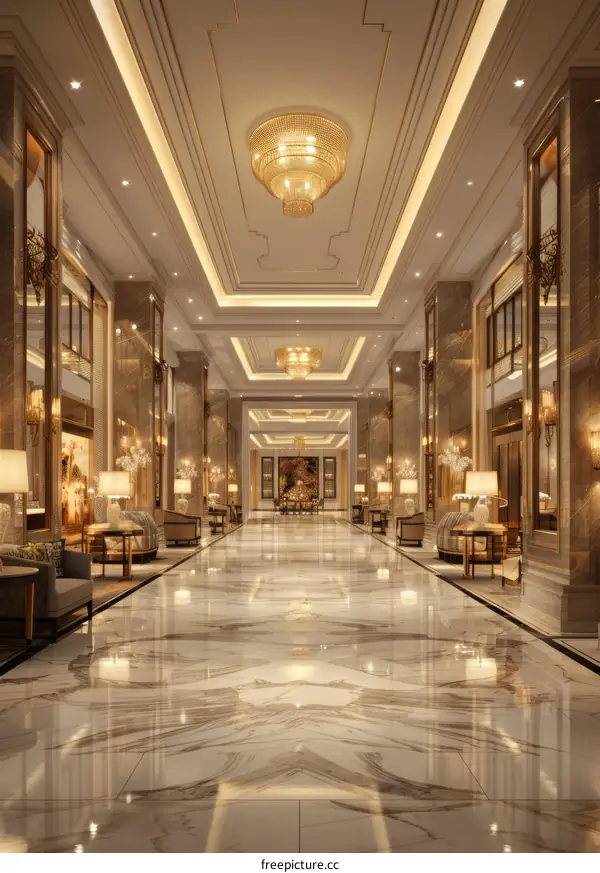 Luxury Hotel Lobby Interior Design