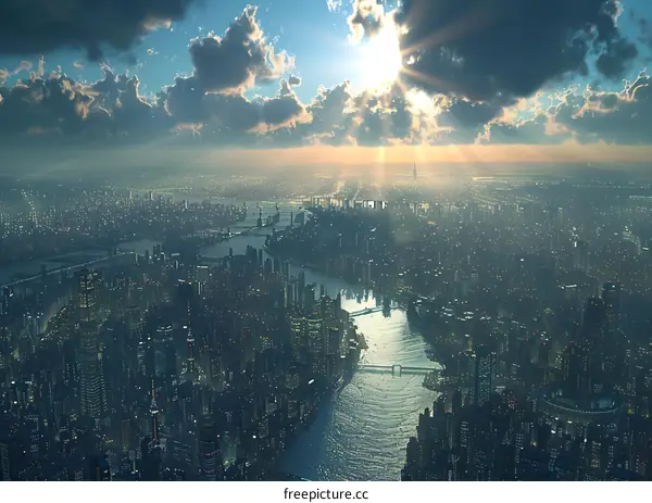 Science fiction city