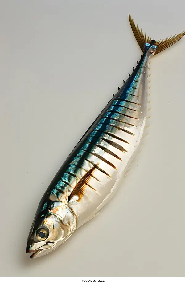 Fresh Fish on White Background