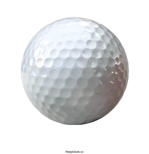 [Transparent Background PNG]Golf Ball Close Up Image