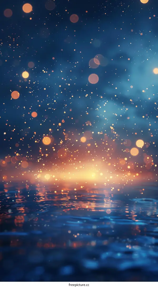 Tranquil Night Sky Reflection