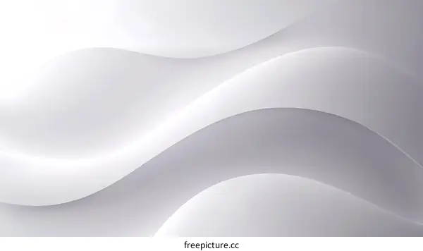 Abstract White Wave Design Background