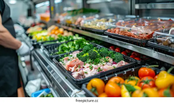 Fresh Food In Grocery Store