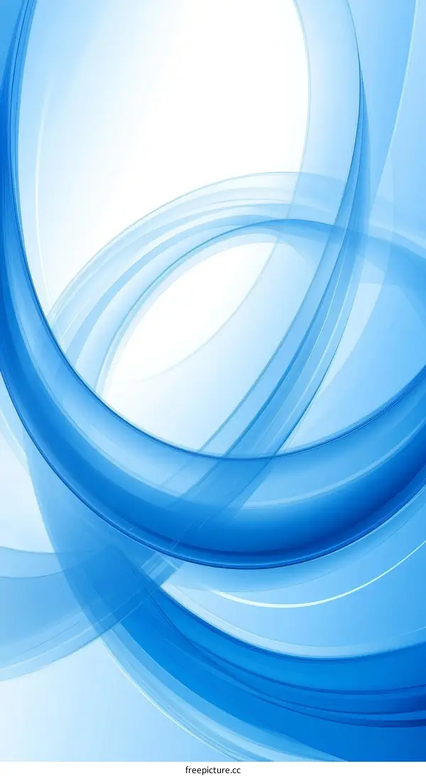 Abstract Blue Wave Design Background