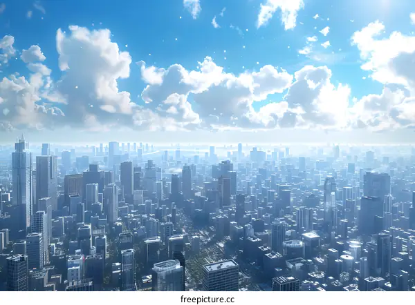 Science fiction city