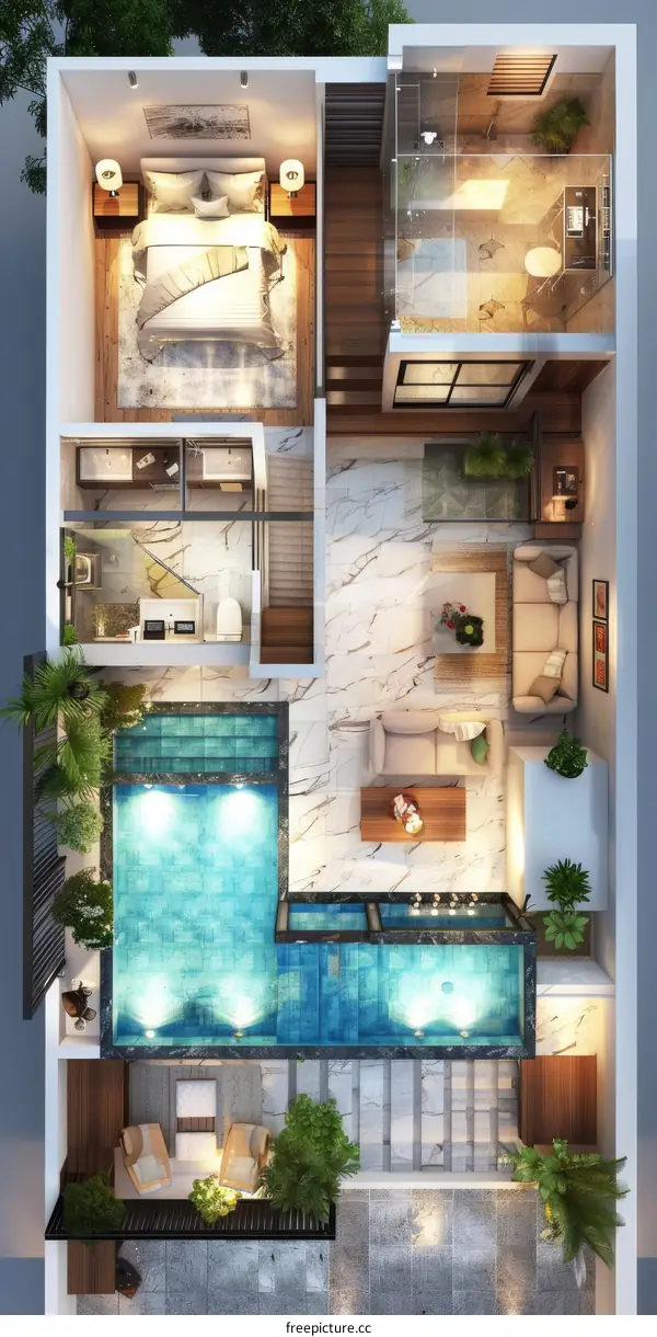 Modern House with Swimming Pool