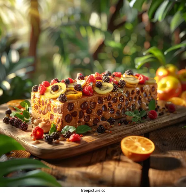 Delightful and Wholesome Berry-Nutty Dessert