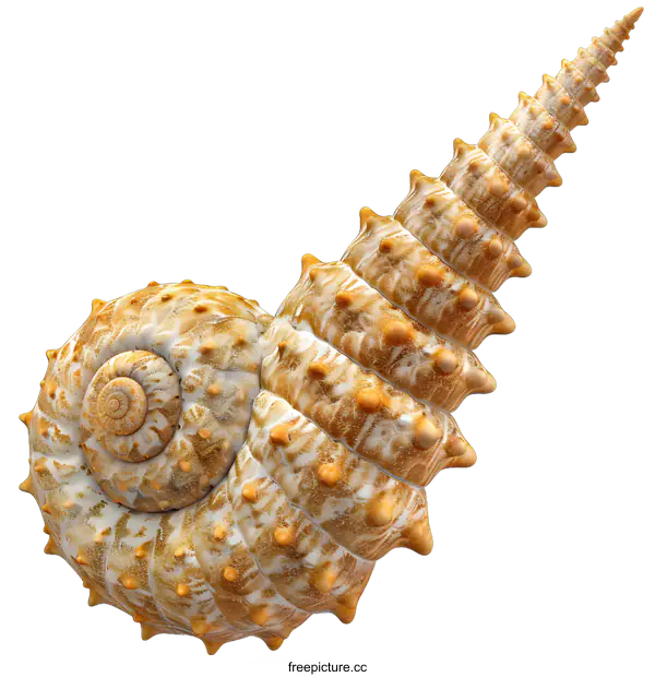 [Transparent Background PNG]Close-up image of a seashell