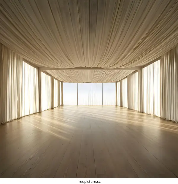 Draped Ceiling in Modern Interior Design