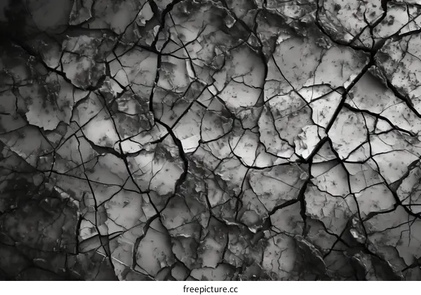 Dry Cracked Earth Texture