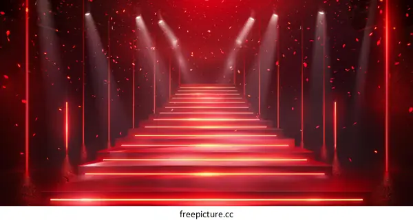 Red Carpet Stairway to Heaven