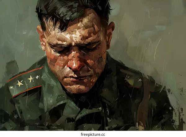 Portrait of a soldier