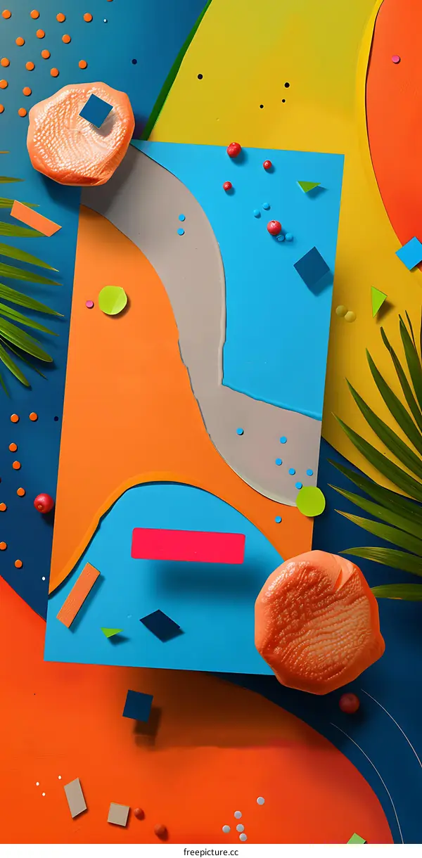 Abstract Colorful Shapes Design