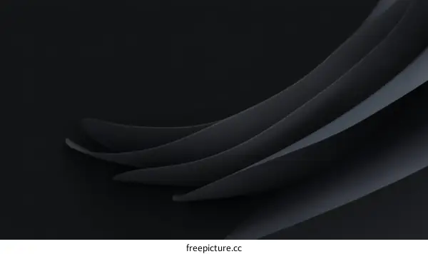 Abstract Dark Grey Paper Layers Design